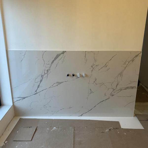 Keramische xxl tegel 120x280cm
